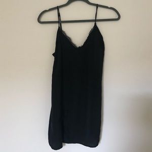 Black slip dress, size xsmall/ small